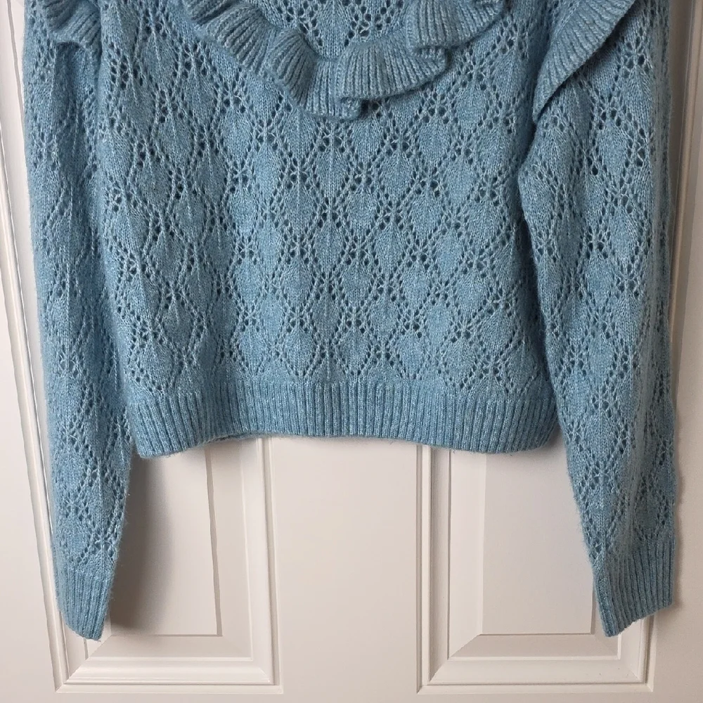 The Children's Place Light Blue Lace Sweater. Size 14